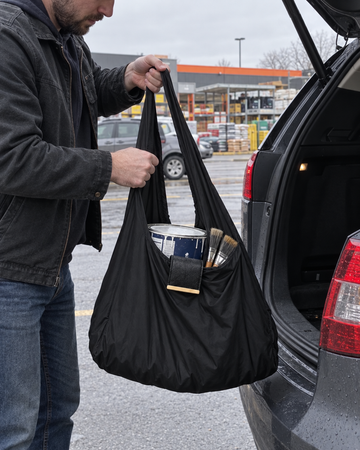 NOMO Keychain Tote in gebruik (foto: NOMO)