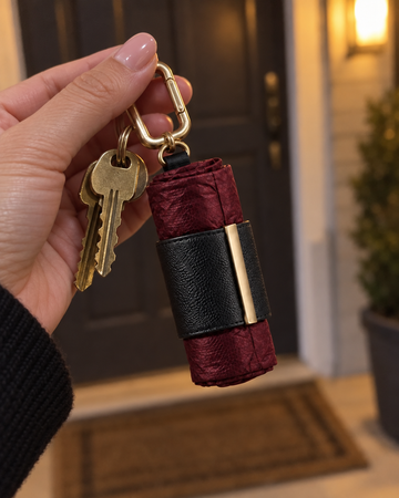 NOMO Keychain Tote in gebruik (foto: NOMO)