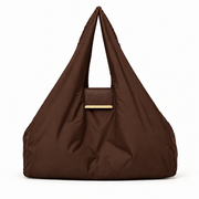 Maat:Large | Kleur:Brown | NOMO Keychain Tote vooraanzicht, karabijnhaak op achterkant