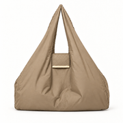 Maat:Large | Kleur:Khaki | NOMO Keychain Tote vooraanzicht, karabijnhaak op achterkant