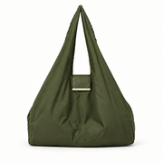 Maat:Small | Kleur:Army Green | NOMO Keychain Tote vooraanzicht, karabijnhaak op achterkant