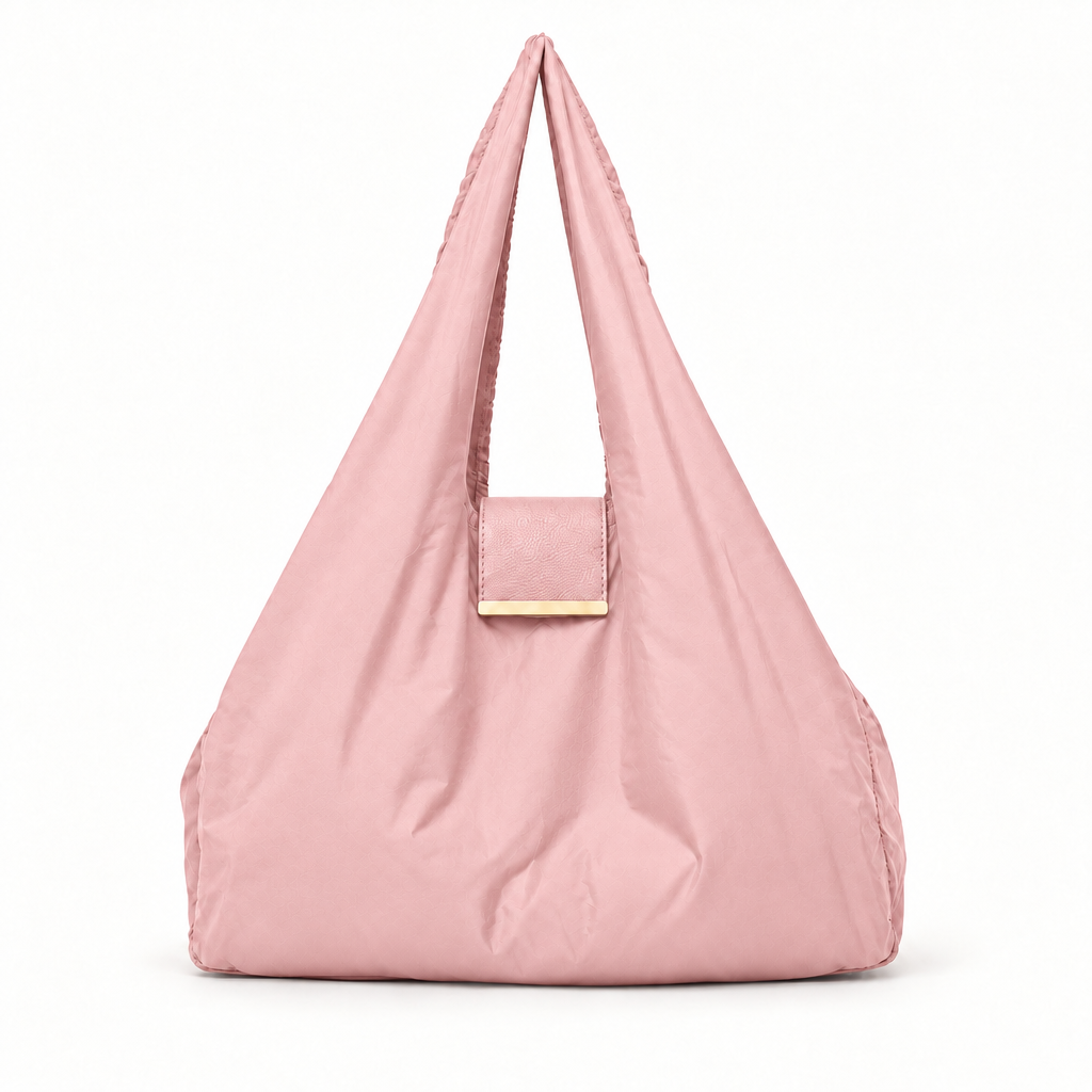 Maat:Small | Kleur:Blush Pink | NOMO Keychain Tote vooraanzicht, karabijnhaak op achterkant