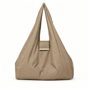 Maat:Small | Kleur:Khaki | NOMO Keychain Tote vooraanzicht, karabijnhaak op achterkant