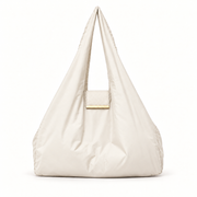 Maat:Small | Kleur:White | NOMO Keychain Tote vooraanzicht, karabijnhaak op achterkant