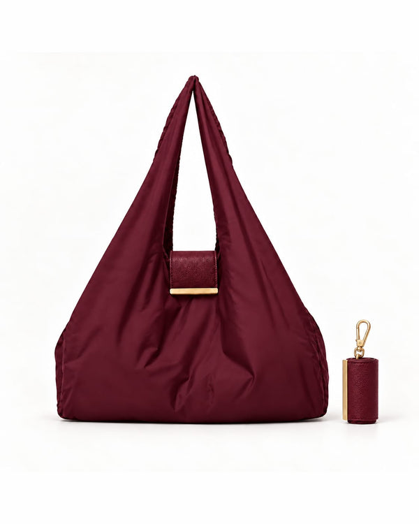 NOMO Keychain Tote Burgundy