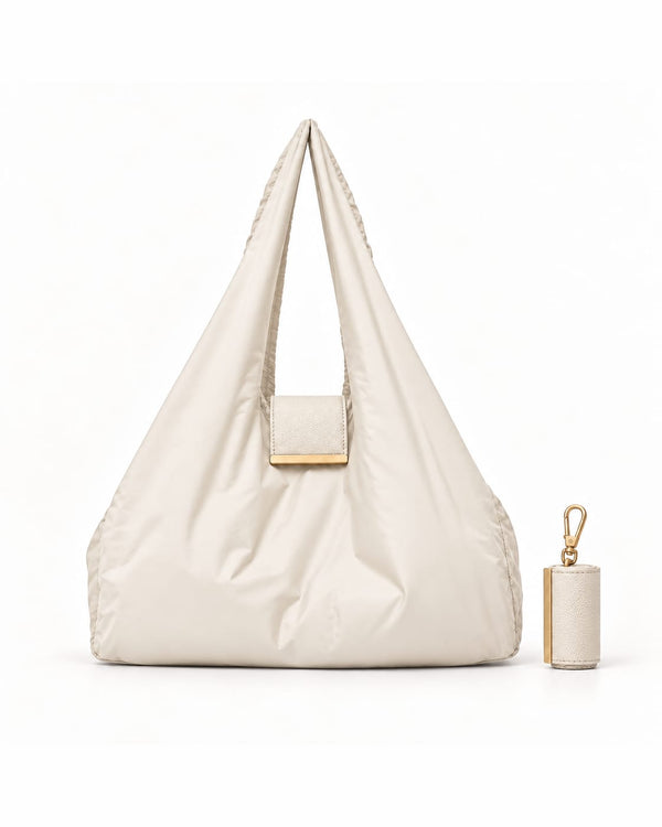 NOMO Keychain Tote White
